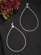 NVR Women's Pair of 2 Silver-Plated Anklets