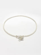 NVR Women's Pair of 2 Silver-Plated Anklets