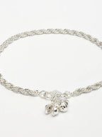 NVR Women's Pair of 2 Silver-Plated Anklets