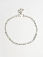 NVR Women's Pair of 2 Silver-Plated Anklets