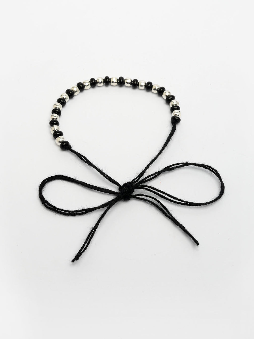 NVR Kids Pair of 2 Rhodium-Plated Artificial Beads Nazariya Link Bracelet | Grab2Buy