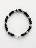 NVR Kids Pair of 2 Rhodium-Plated Artificial Beads Nazariya Link Bracelet | Grab2Buy