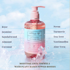 Natural Vibes Activated Shower Gel Body Wash - Glow, Hydrate, Deep Cleanse & Soften | Grab2Buy