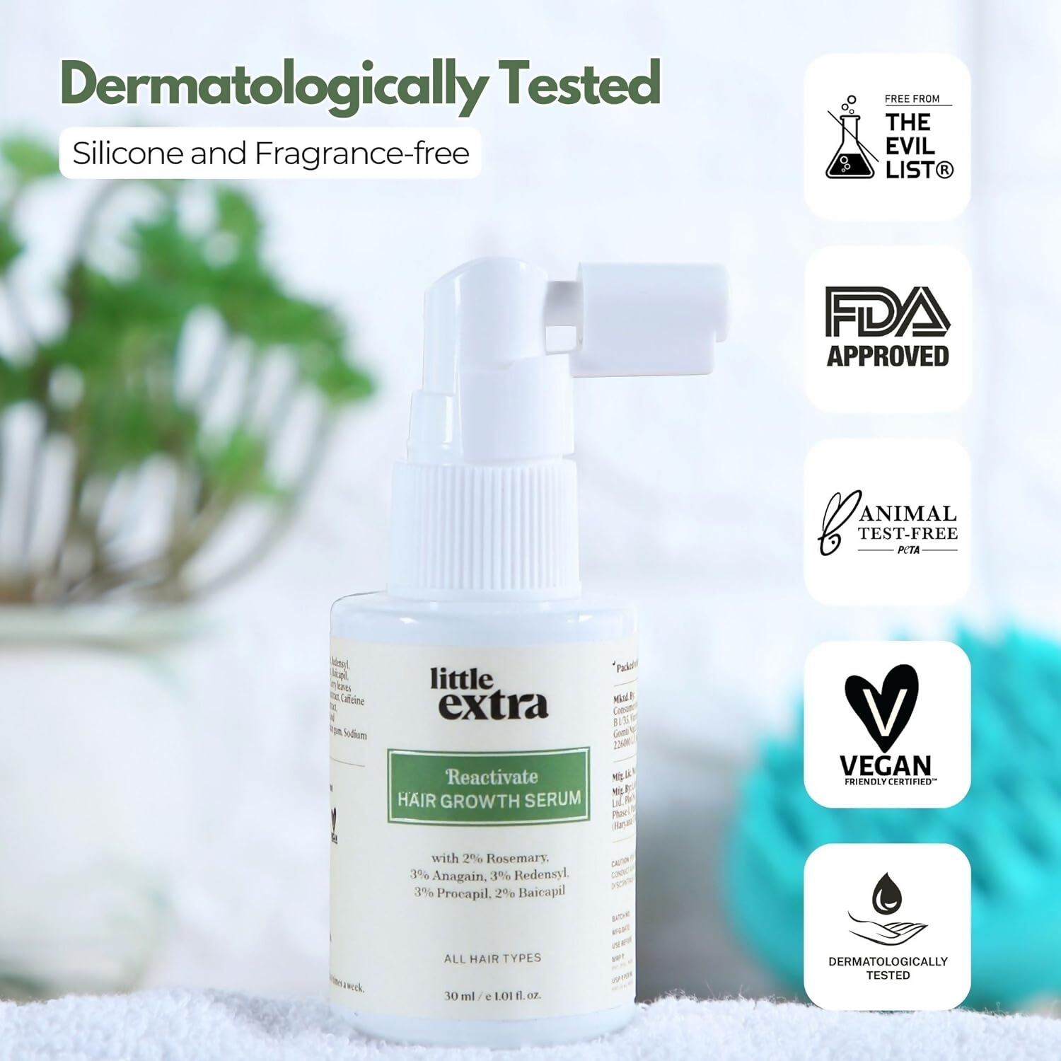 Little Extra Reactivate Hair Growth Serum | Grab2Buy
