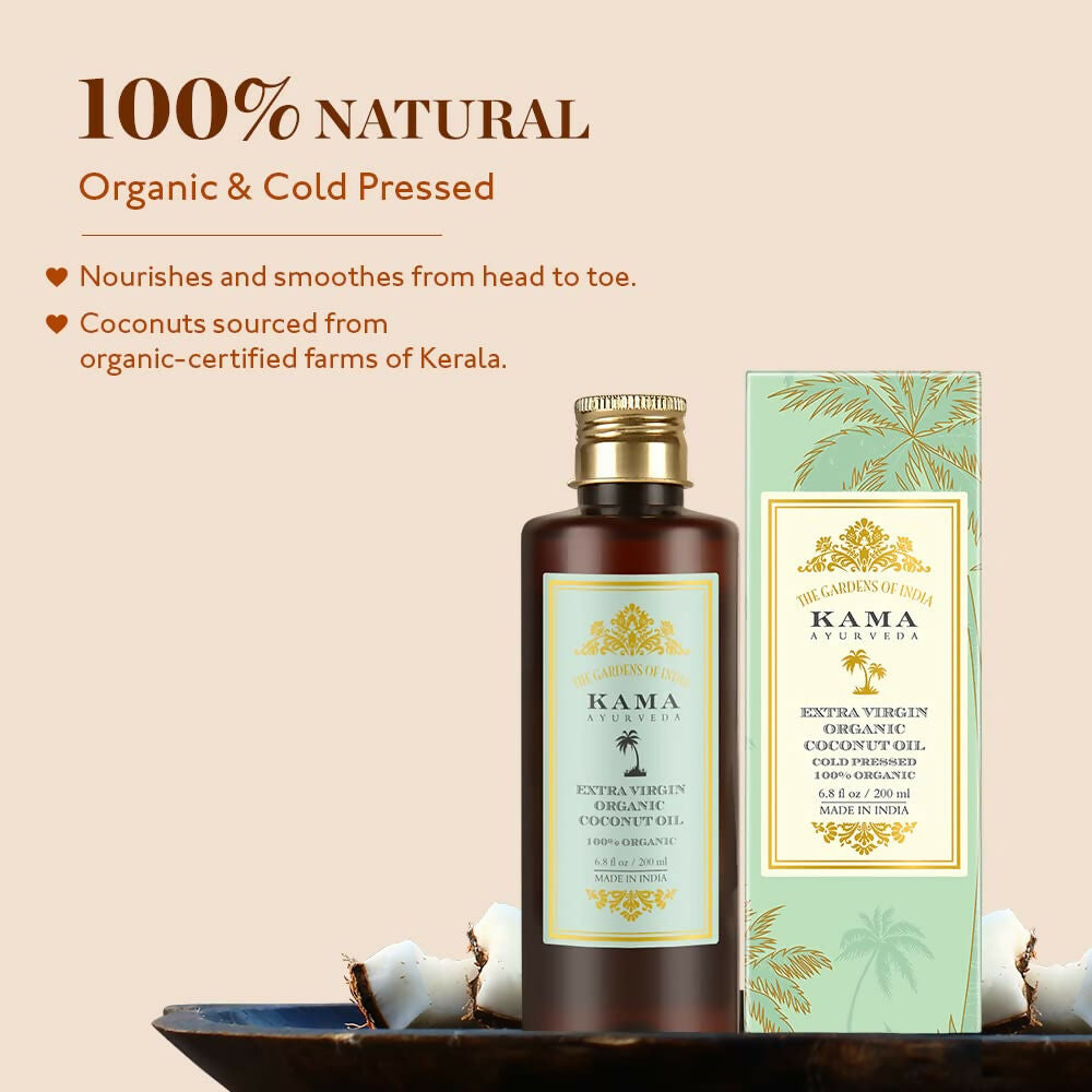 Kama Ayurveda Extra Virgin Organic Coconut Hair Oil | Grab2Buy