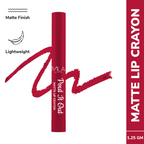 Mila Beaute Pout It Out Long Lasting & Matte Finish Lip Crayon Lipstick - Ariel | Grab2Buy