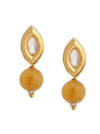 Ruby Raang Yellow Kundan Studs | Grab2Buy