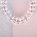NVR Men & Women Transparent Beaded Elasticated Bracelet | Grab2Buy