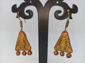 Terracotta Boho Ear Hangings-Copper Gold | Grab2Buy