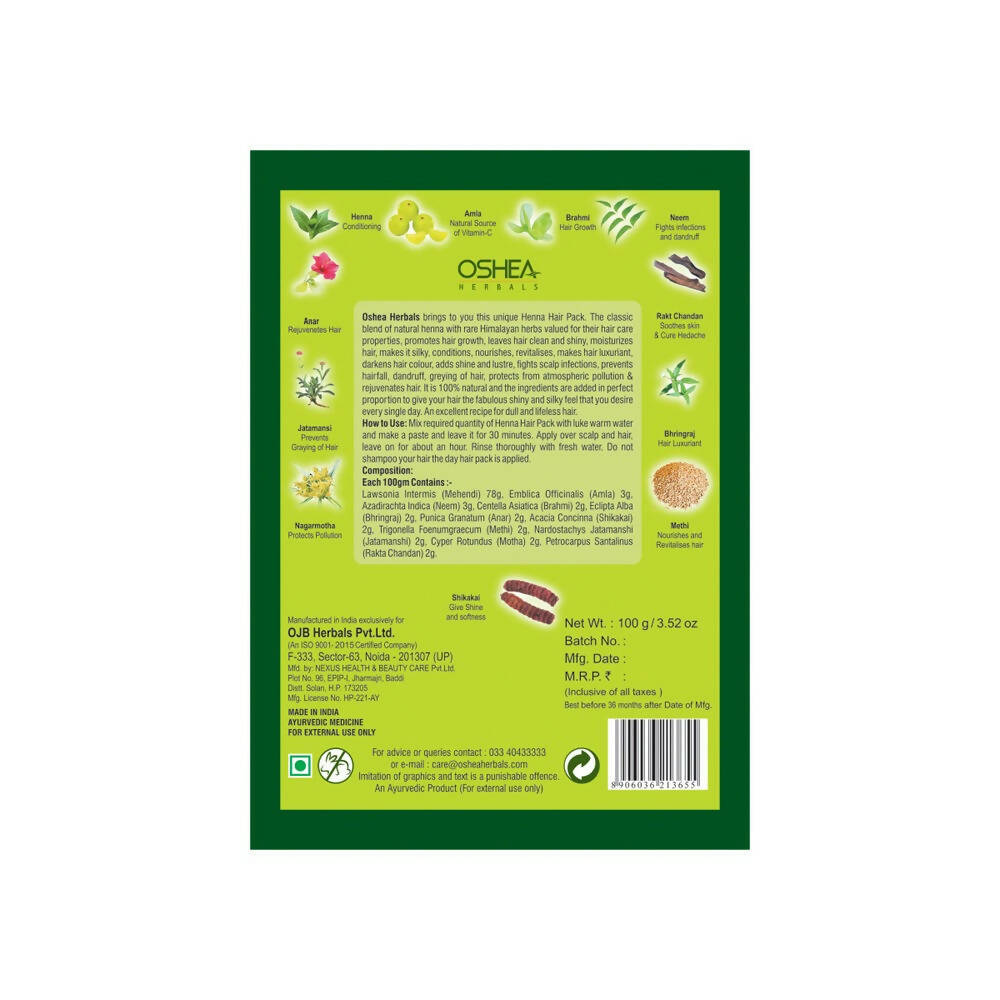 Oshea Herbals Natural Henna Hair Pack | Grab2Buy