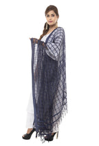 Mominos Fashion Navy Blue Cotton Square Dupatta | Grab2Buy