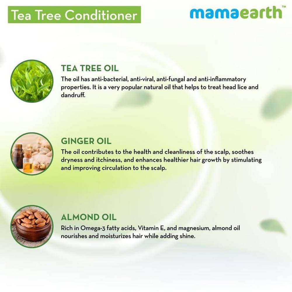 Mamaearth Tea Tree Conditioner For Dandruff Free Hair | Grab2Buy