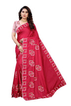 Vamika Red Dola Silk Embroidery Saree (MESHVI PINK) | Grab2Buy