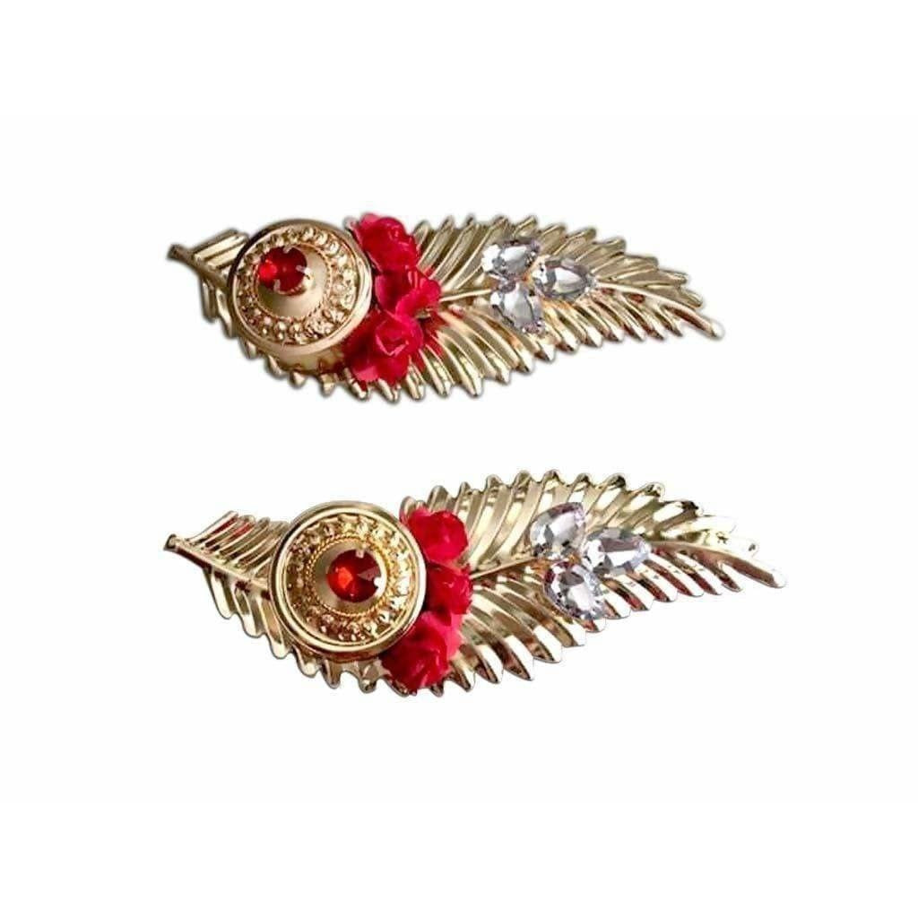 Leaf Shaped Kumkum Holder - 1 Piece | Swadesiicart