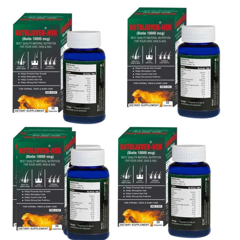 Nutrijuven - Hsn - Biotin 10000 Mcg Capsules | Grab2Buy