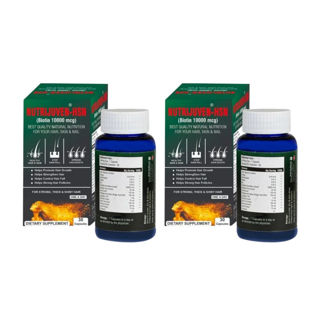 Nutrijuven - Hsn - Biotin 10000 Mcg Capsules | Grab2Buy