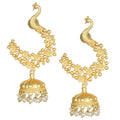 Joban Fashion Women Matte Gold Brass Jhumka | Grab2Buy