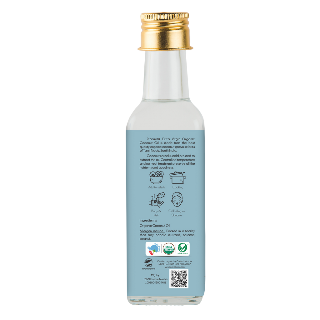 Praakritik Organic Extra Virgin Coconut Oil | Grab2Buy