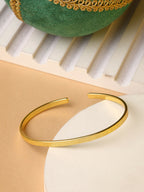 NVR Women Gold-Polished Western Cuff Bracelet | Grab2Buy