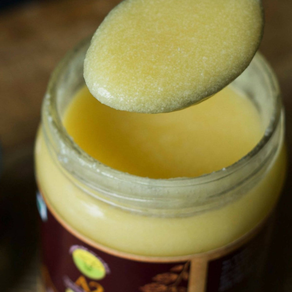 A2 Organics Desi Gir Cow A2 Bilona Ghee | Cultured Ghee | Vedic Bilona Method Ghee | Swadesiicart