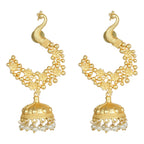 Joban Fashion Women Matte Gold Brass Jhumka | Grab2Buy