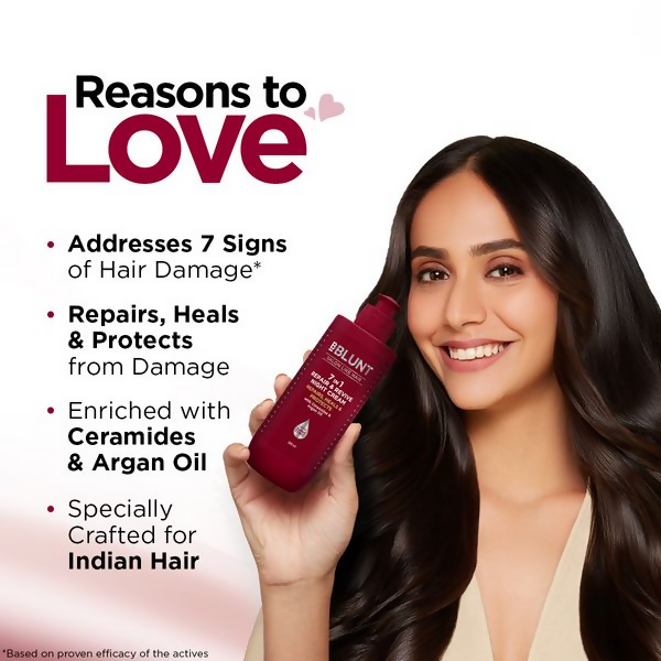 BBlunt 7 in 1 Repair & Revive Night Cream to Heal & Protect Hair Overnight - Limited Time Offer | Grab2Buy