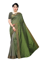 Vamika Paithani Green Cotton Silk Weaving Saree (Paithani Green) | Grab2Buy