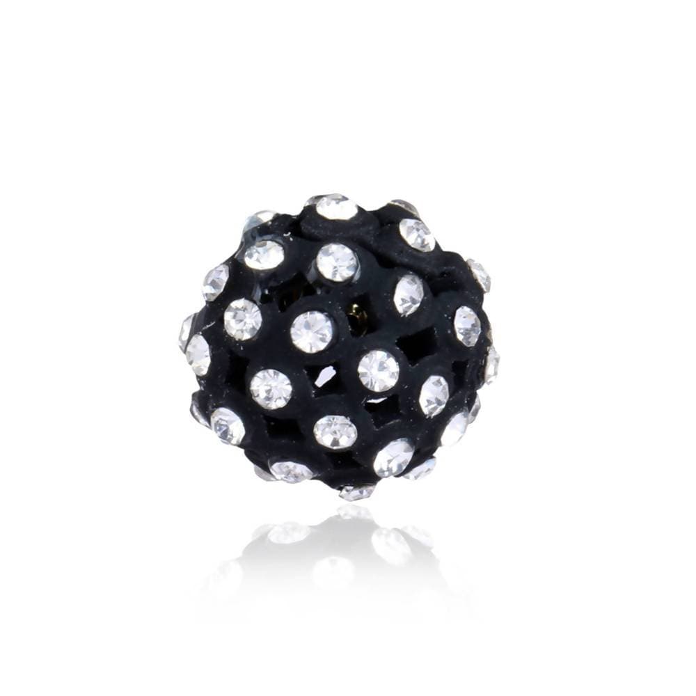 Trendoo Jewelry Gold-Polished Stylish Fancy Black Studs | Grab2Buy