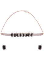 VOJ Women Gold Color stainless steel Jewellery Set