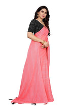 Vamika Pink Georgette Seqence Saree (Riva Pink) | Grab2Buy