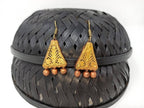 Terracotta Boho Ear Hangings-Copper Gold | Grab2Buy