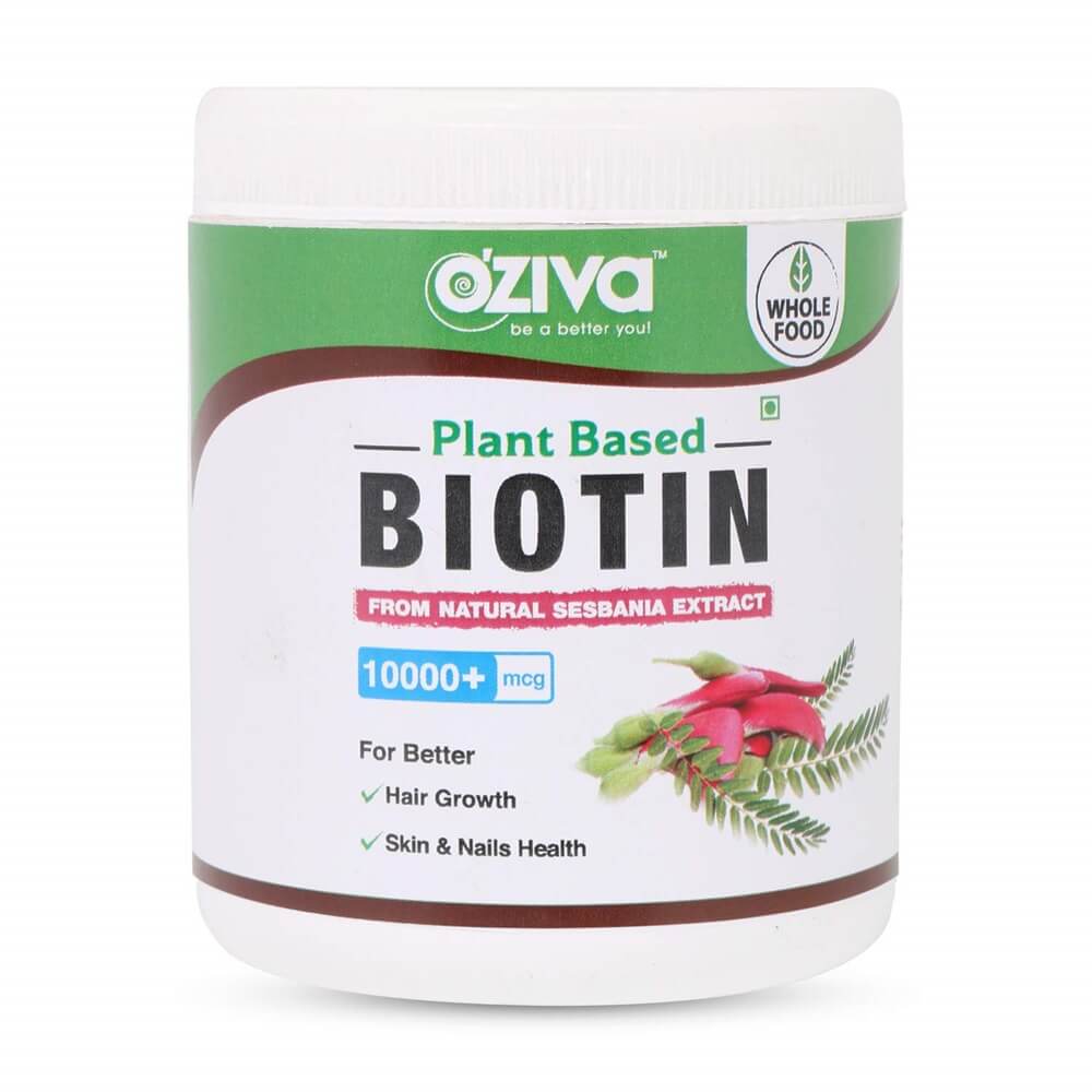 OZiva Plant Based Biotin (10,000+ mcg) | Grab2Buy