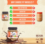 Fit Muscles Chocolate Peanut Butter Crunchy Chocolate | Grab2Buy
