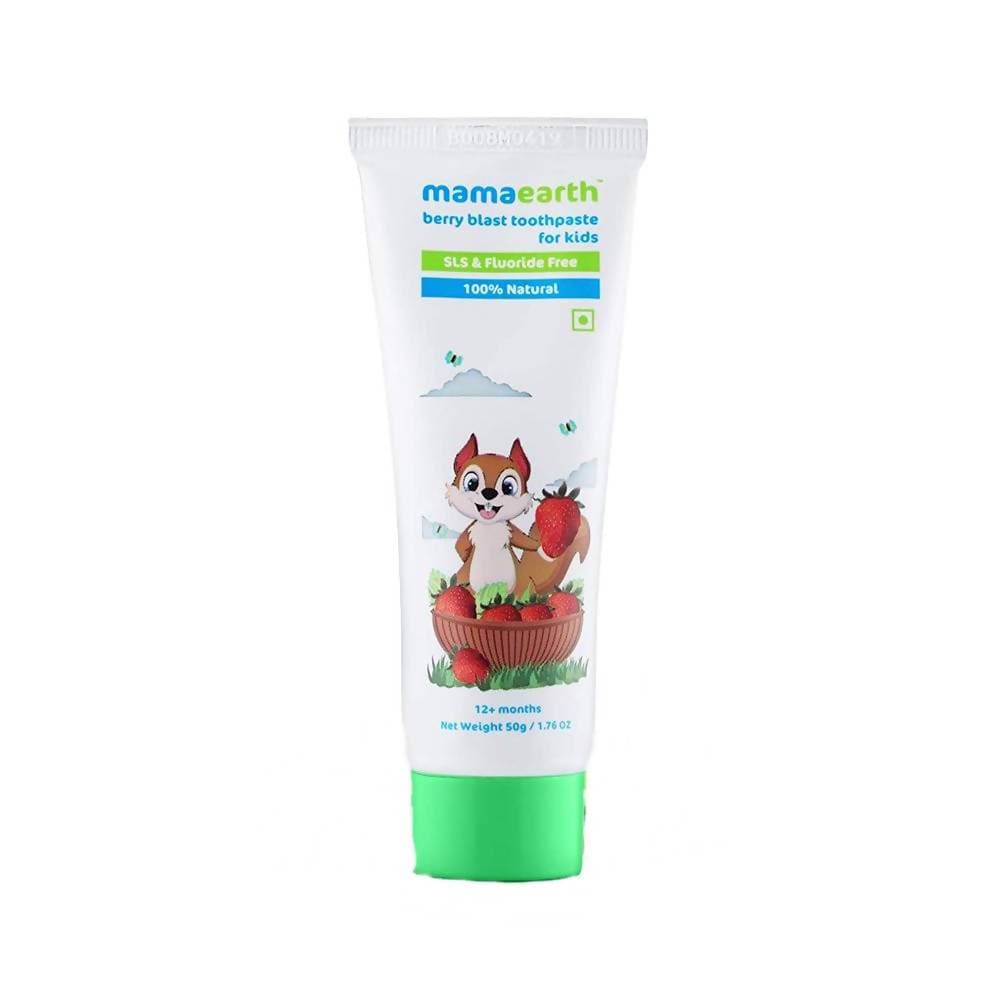 Mamaearth Berry Blast Kids Toothpaste For Promotes Healthy Teeth & Gums, Cleanses Teeth | Grab2Buy