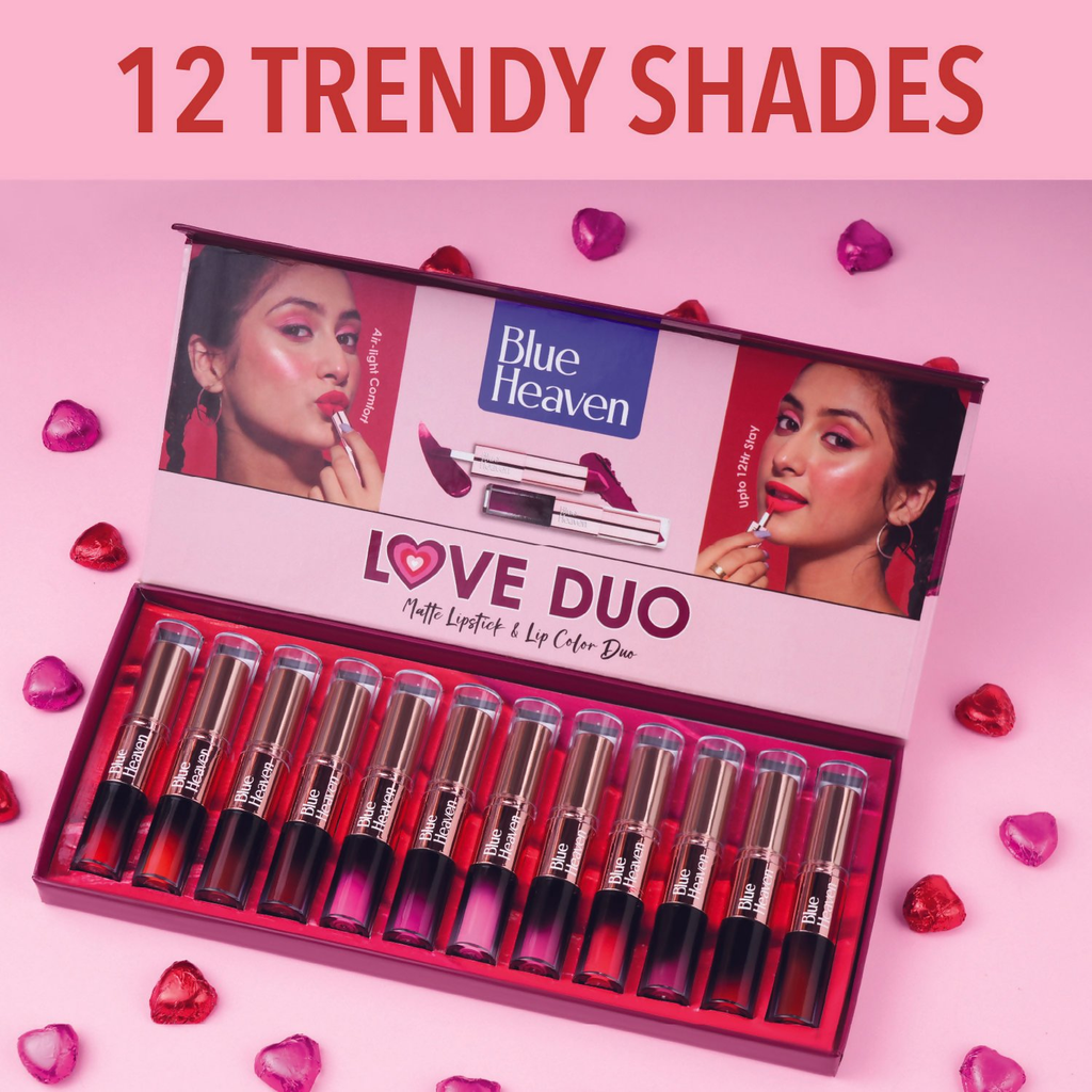Blue Heaven Love Duo 2 In 1 Dual Sided Lipstick - 04 | Grab2Buy