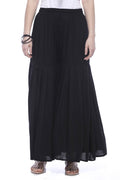 Mominos Fashion Cotton Black Palazzo For Girls | Grab2Buy