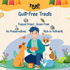 Hye Pets Super Treats For Super Pets – Freeze Dried Treats Made With Goat Milk, Carrot & Banana | Grab2Buy