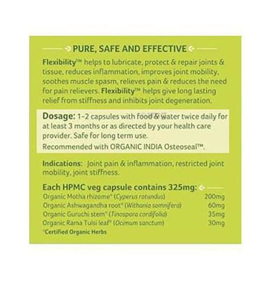 Organic India Flexibility Capsules 180cap | Grab2Buy