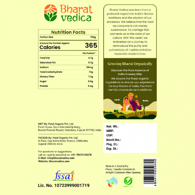 Bharat Vedica Organic Corn - Organic Makka | Swadesiicart