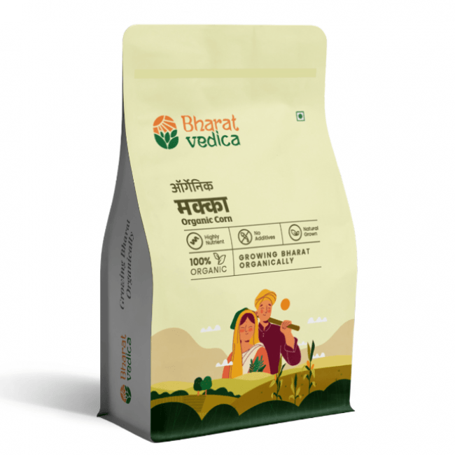Bharat Vedica Organic Corn - Organic Makka | Swadesiicart