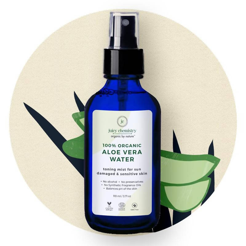 Juicy Chemistry Aloe Vera Water Toner for Sensitive Skin | Grab2Buy