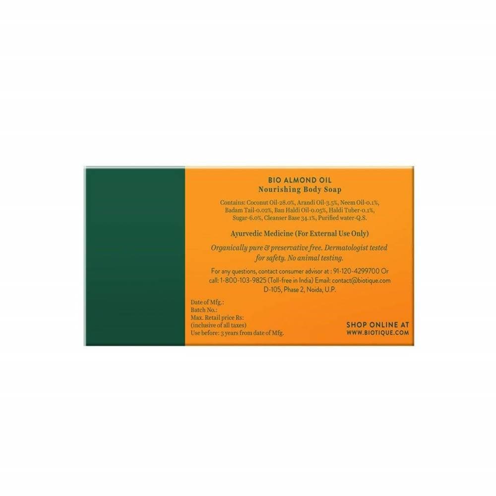 Biotique Almond Oil Nourishing Body Soap | Grab2Buy