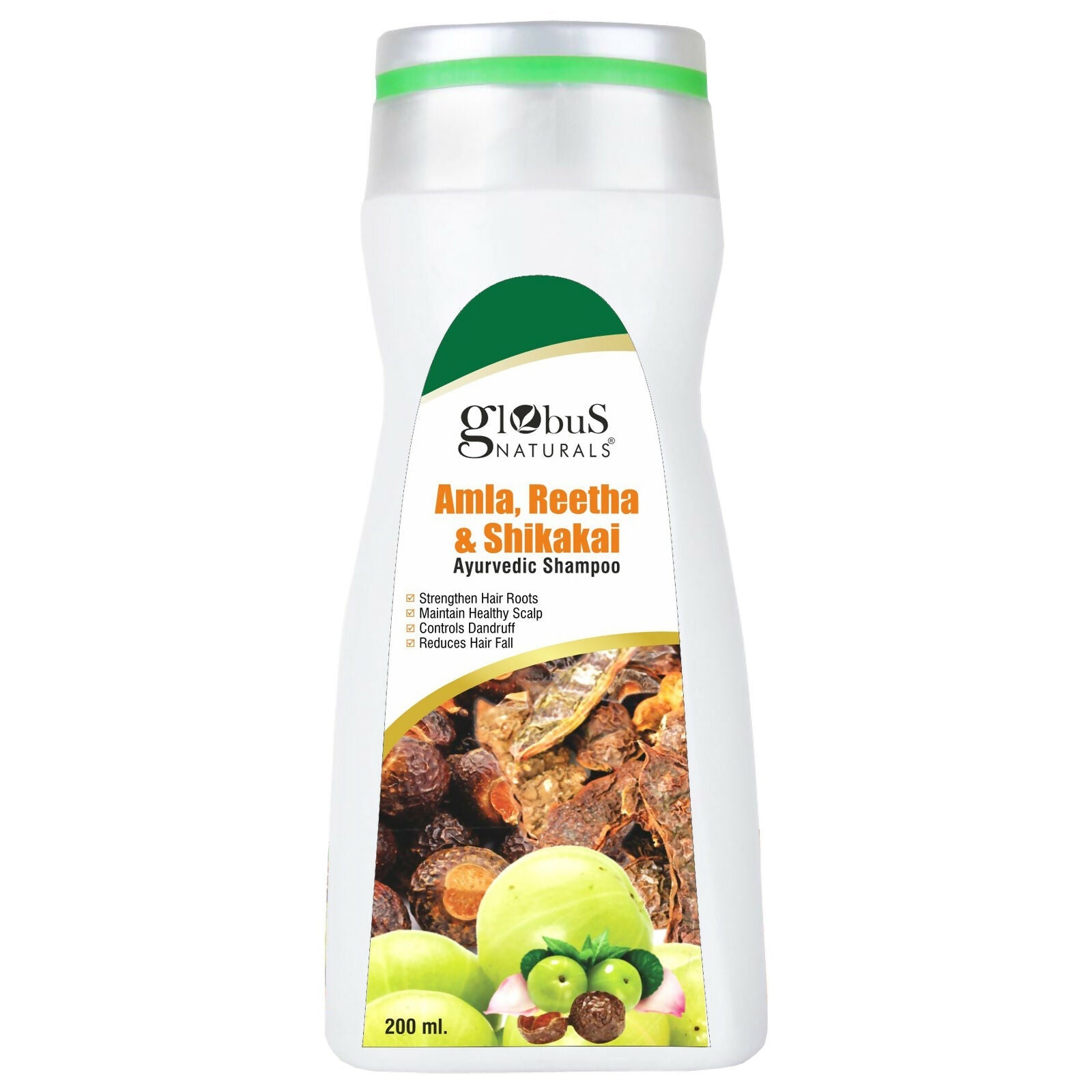 Globus Naturals Amla Reetha Shikakai Shampoo | Grab2Buy