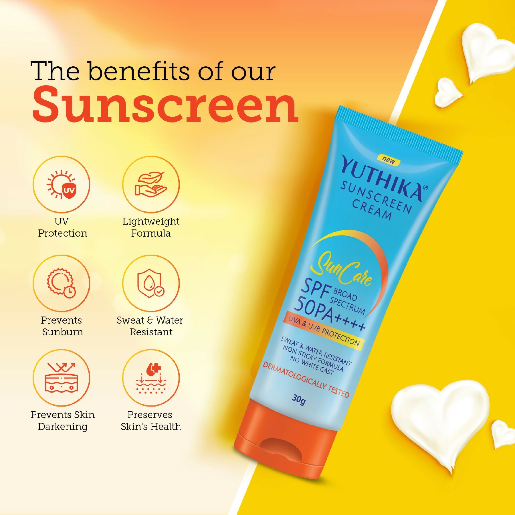 Yuthika Sunscreen Lotion SPF 50 PA+++ | Grab2Buy