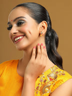 Ruby Raang Yellow Kundan Studs | Grab2Buy