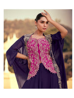 Aarshi Fashions Pink Chinon Wedding Gowns | Grab2Buy