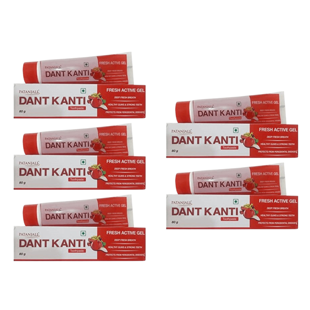 Patanjali Dant Kanti Fresh Active Gel (80 GM) | Grab2Buy