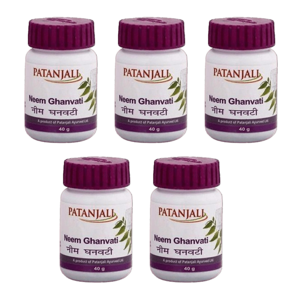 Patanjali Neem Ghan Vati | Concentrated Ayurvedic Neem Extract Tablets