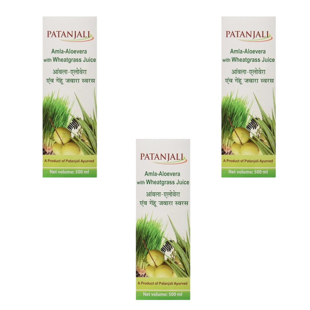 Patanjali Amla Aloevera with Wheat Grass Juice | Grab2Buy