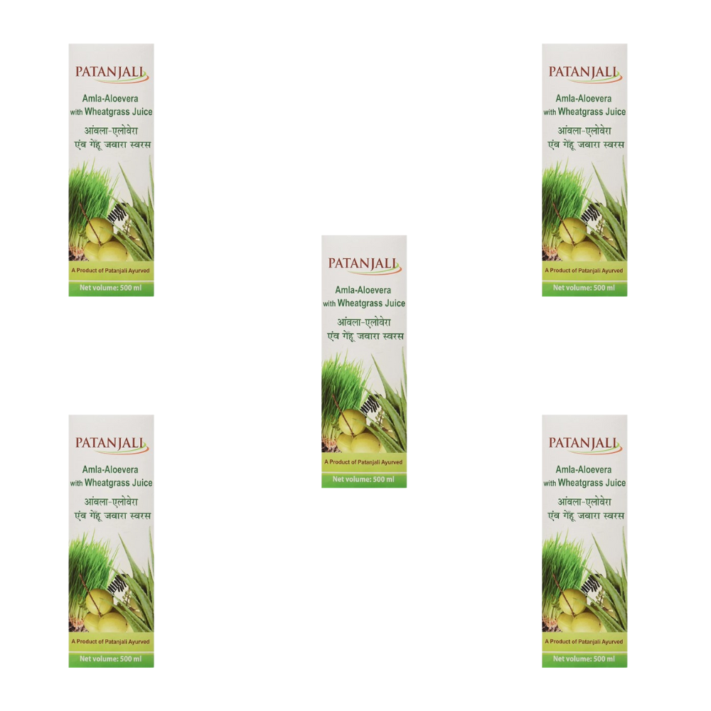 Patanjali Amla Aloevera with Wheat Grass Juice | Grab2Buy